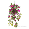 Purple Silk Flower Wall Decoration Artificial Rose Flower Garland Made In China